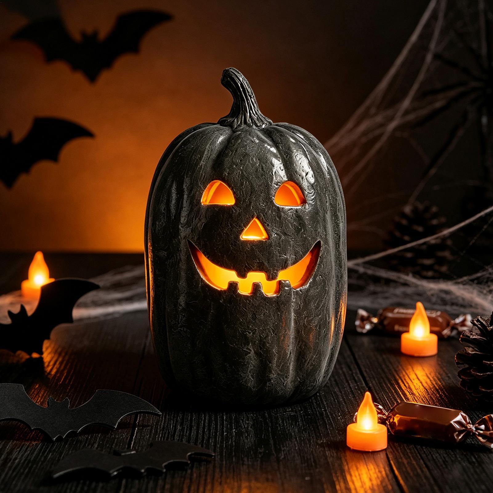 Halloween Pumpkin Lantern Resi - Pumpkin Lantern Halloween ulasan dan harga