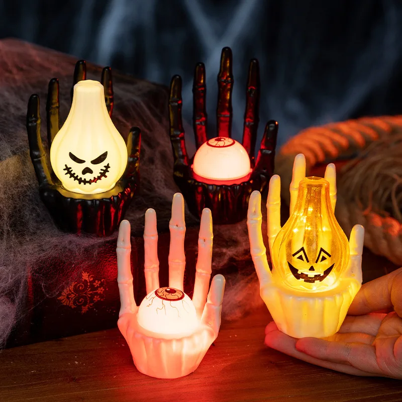 Halloween LED Ghost Hand Night - Halloween Pumpkin Decor Led ulasan dan harga