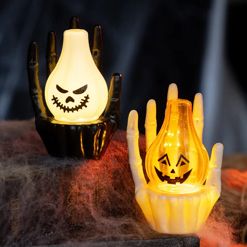 Halloween LED Ghost Hand Night - Halloween Pumpkin Decor Led ulasan dan harga