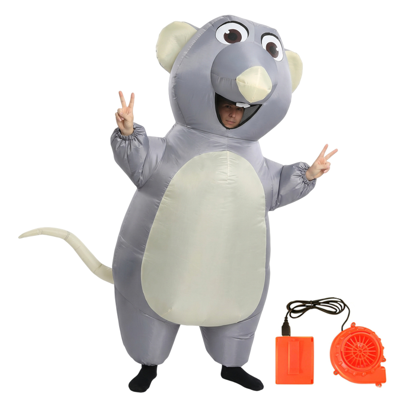 Adult Kids Inflatable Gray Mou - Halloween Costume Kids ulasan dan harga