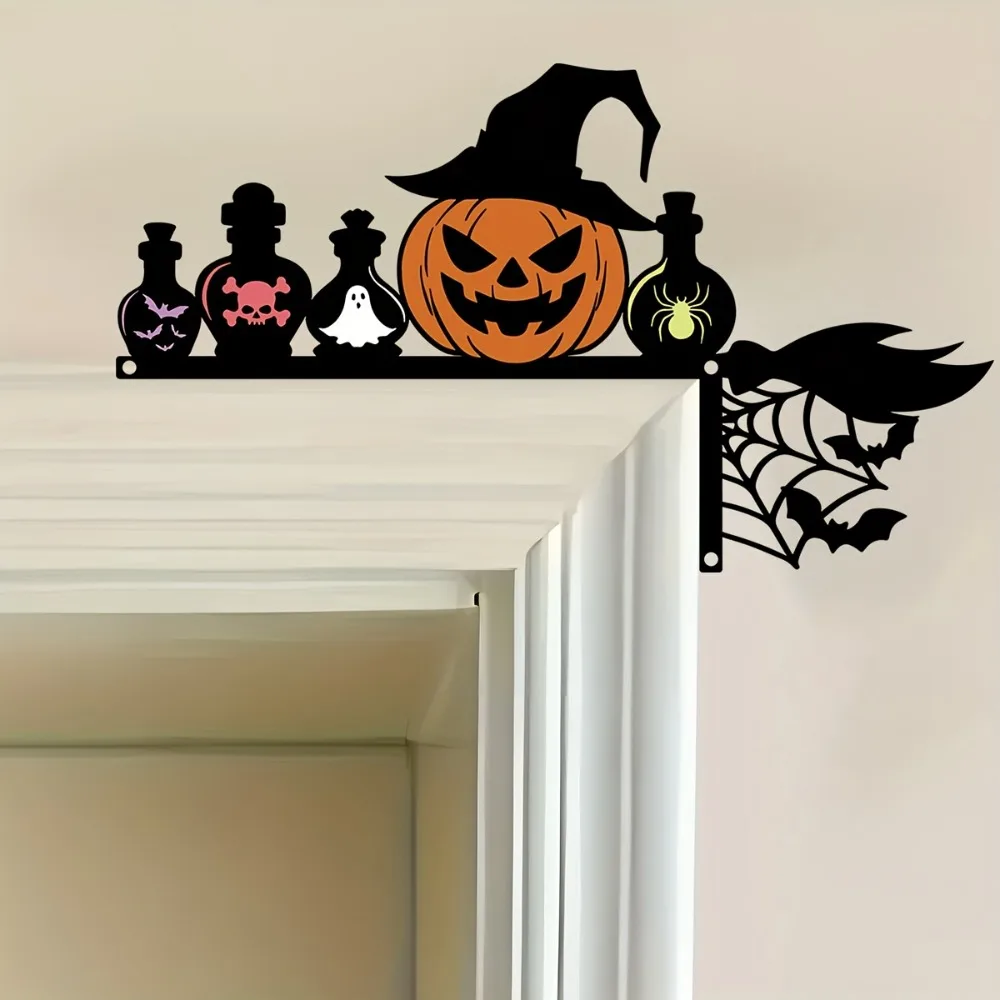 CIFBUY Halloween Door Corner M - Spider Web Halloween Decoration ulasan dan harga