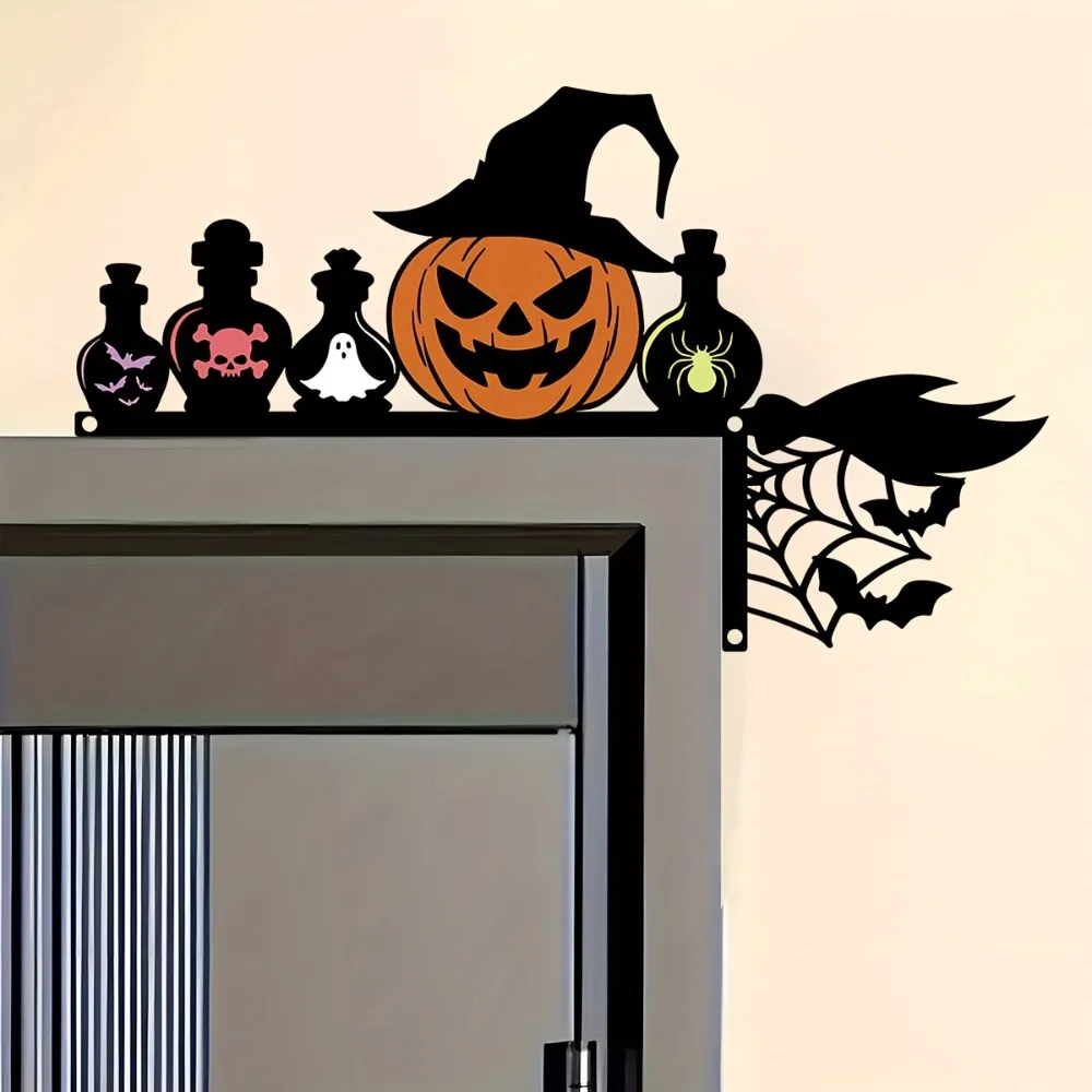 CIFBUY Halloween Door Corner M - Spider Web Halloween Decoration ulasan dan harga
