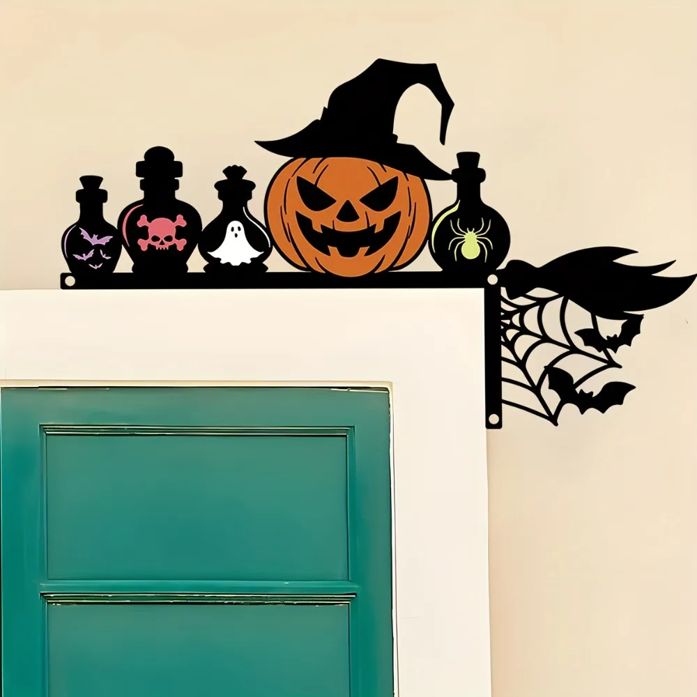 CIFBUY Halloween Door Corner M - Spider Web Halloween Decoration ulasan dan harga