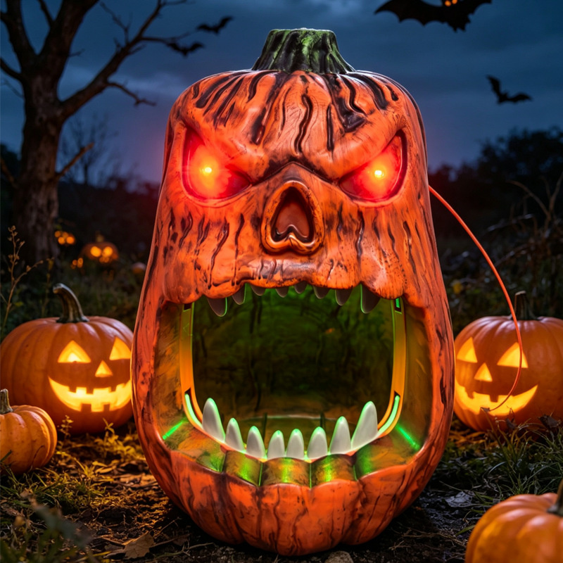 Halloween LED Lighted Pumpkin  - Pumpkin Lantern Halloween ulasan dan harga