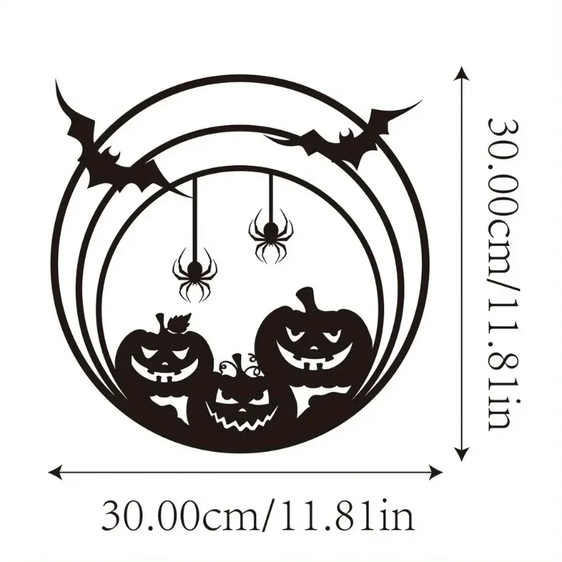 Halloween Metal Wall Art Pumpk - Spider Web Halloween Decoration ulasan dan harga