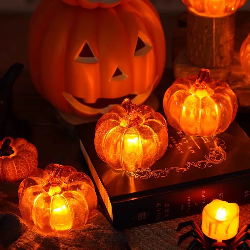 Cross-border new Halloween dec - Halloween Pumpkin Decor Led ulasan dan harga