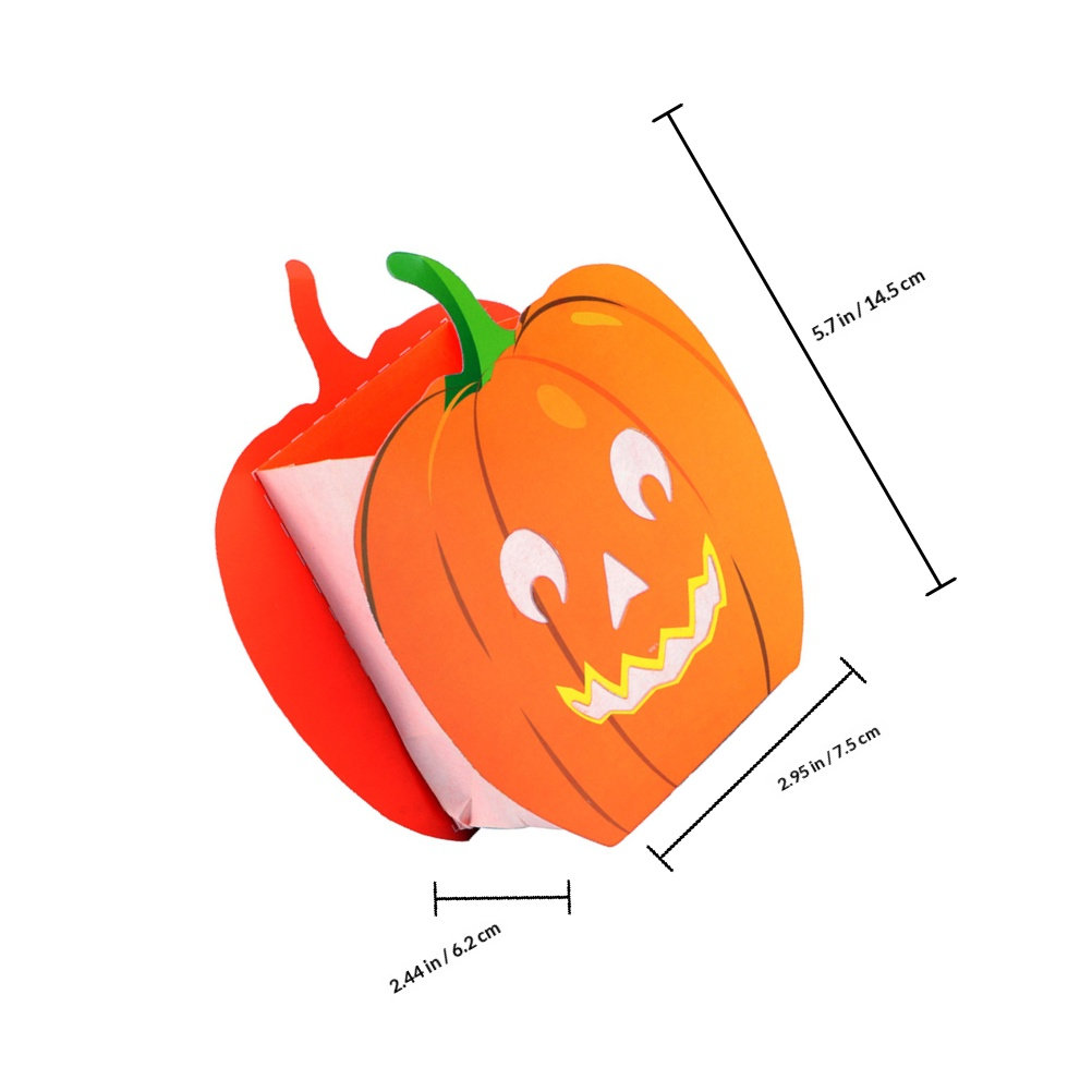 12Pcs Decorative Bags Pumpkin  - Pumpkin Lantern Halloween ulasan dan harga