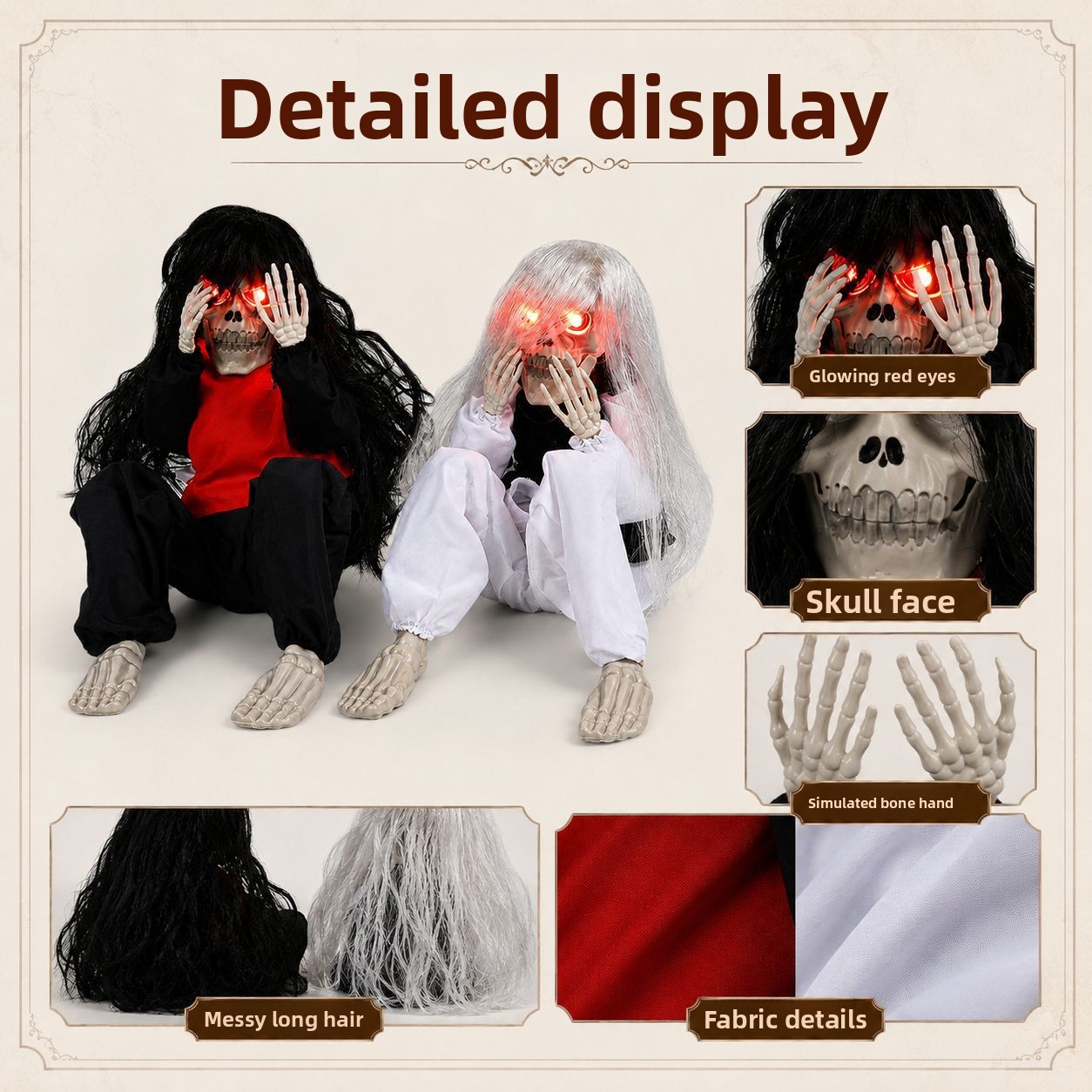 Halloween Outdoor Garden Sitti - Halloween Skeleton Decoration ulasan dan harga