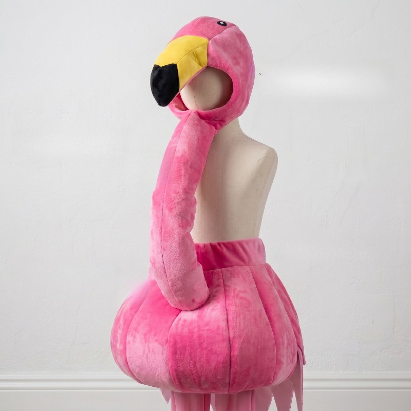 Animal Pink Flamingo Cosplay S - Halloween Costume Kids ulasan dan harga