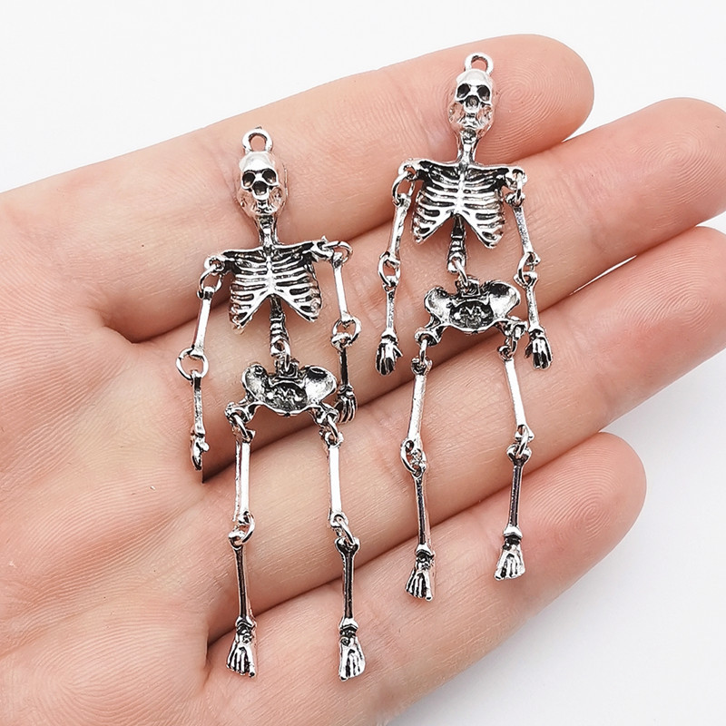 2/5/10PCS Retro Skull Skeleton - Halloween Skeleton Decoration ulasan dan harga