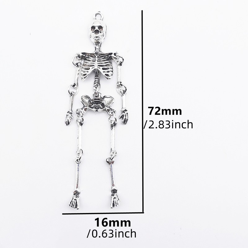 2/5/10PCS Retro Skull Skeleton - Halloween Skeleton Decoration ulasan dan harga