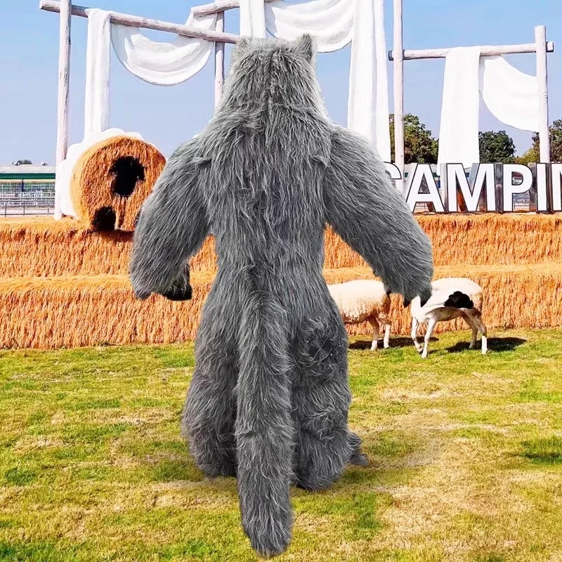 Giant Inflatable Grey Wolf Mas - Halloween Costume Adult ulasan dan harga