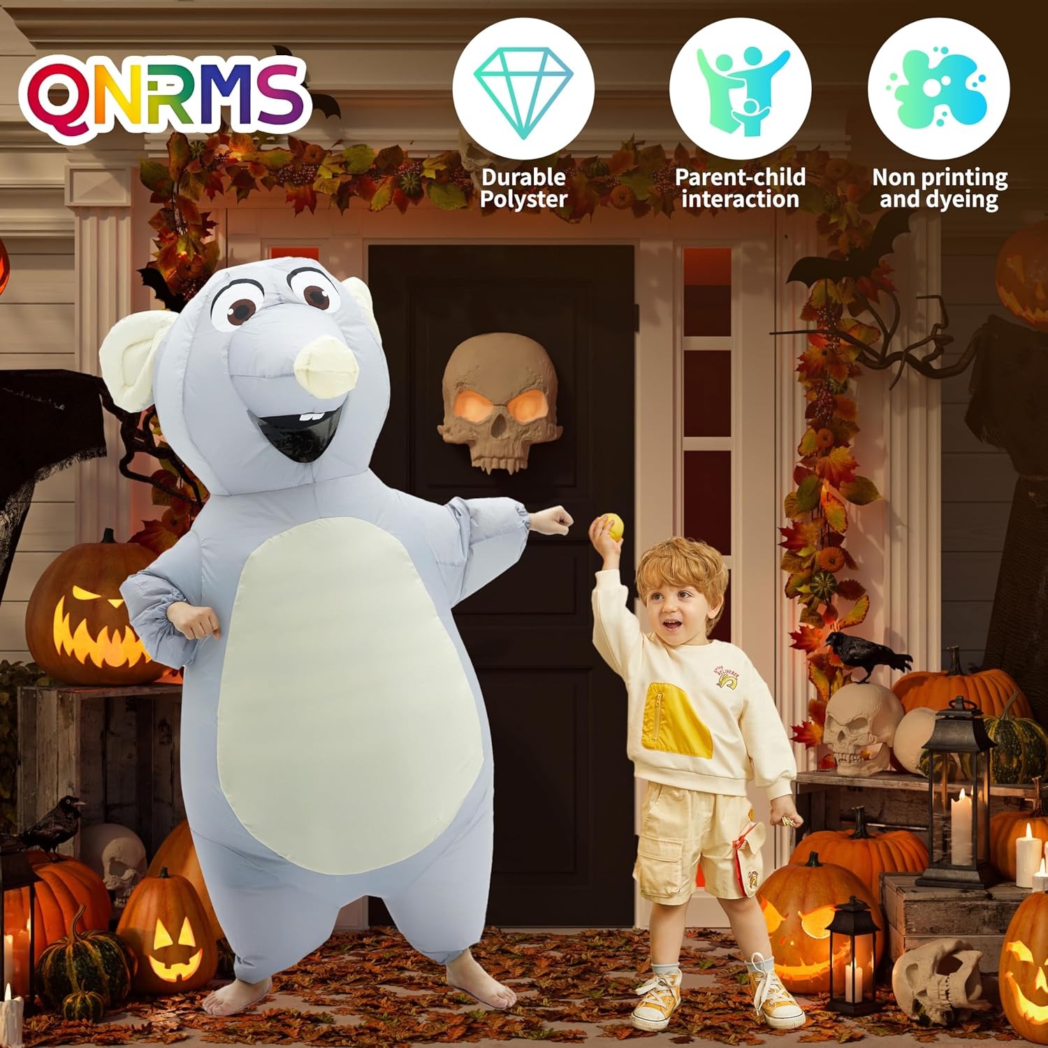 Inflatable Mouse Costume for A - Halloween Costume Adult ulasan dan harga