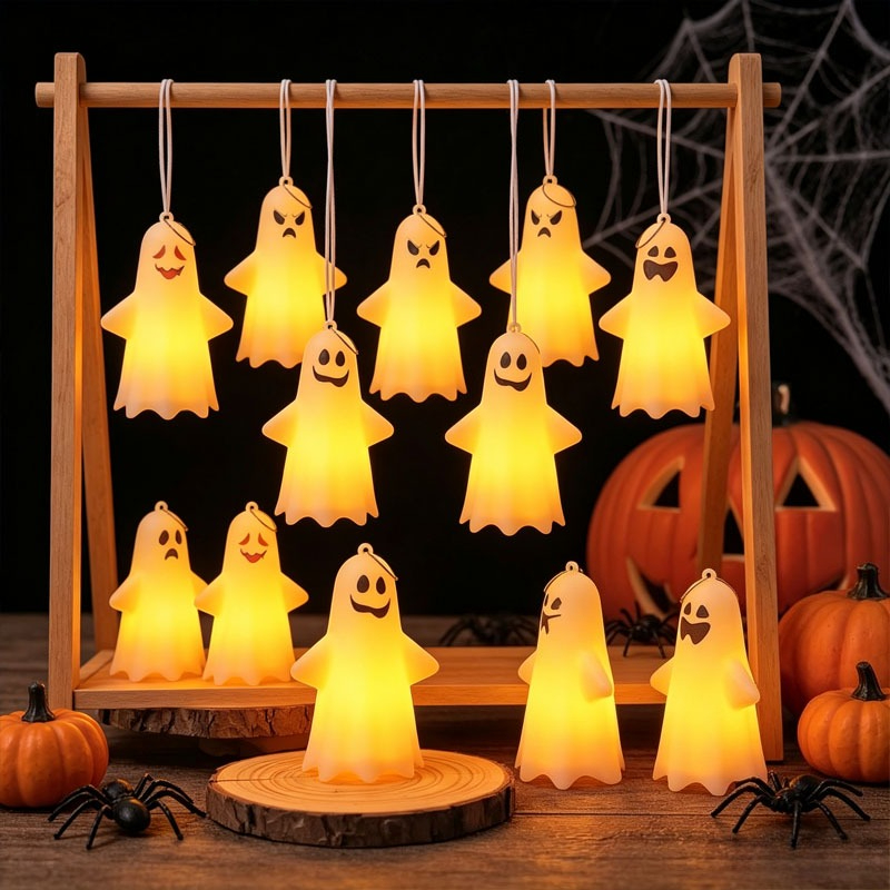 Halloween Ghost Lantern Mini H - Pumpkin Lantern Halloween ulasan dan harga