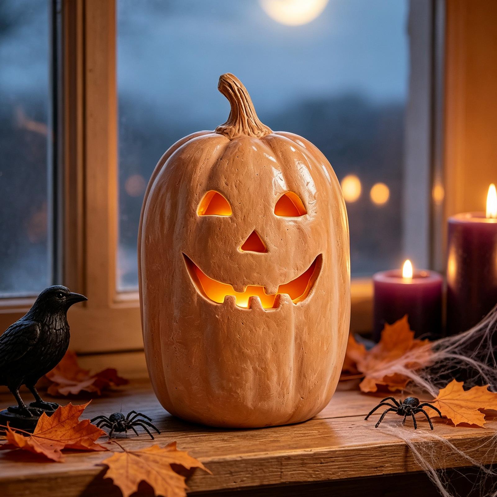 Pumpkin Lanterns Decor Handmad - Pumpkin Lantern Halloween ulasan dan harga