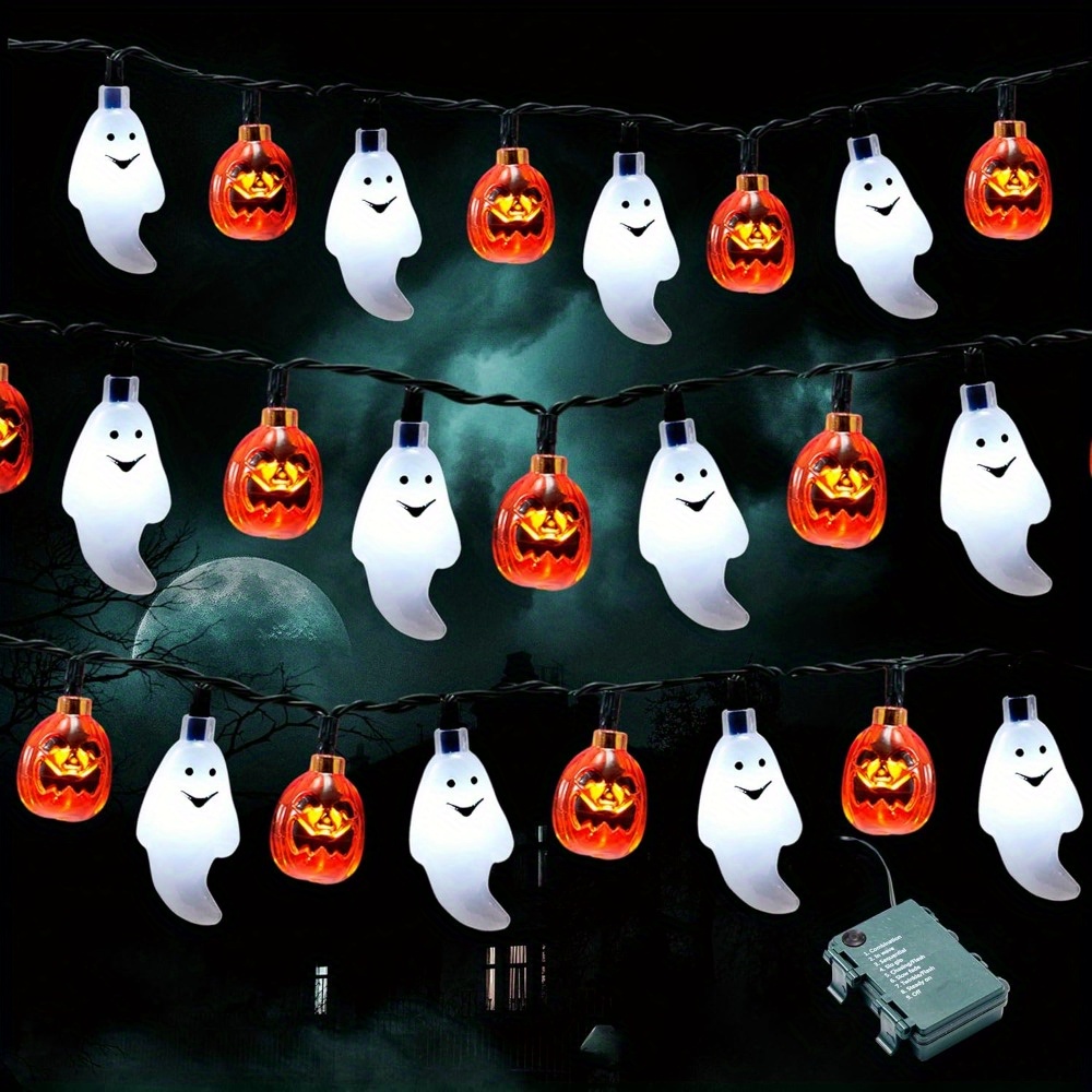 19.7FT 30pcs LED Battery Opera - Halloween Led String Lights Orange ulasan dan harga