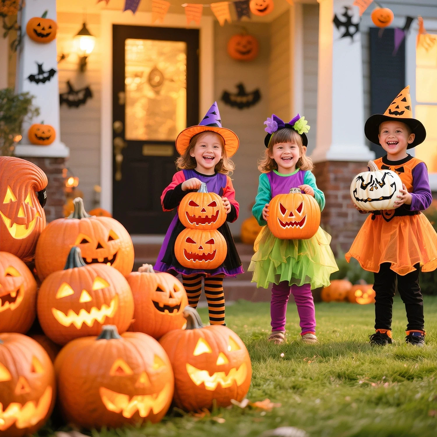 LED Triple Layer Glowing Pumpk - Halloween Pumpkin Decor Led ulasan dan harga
